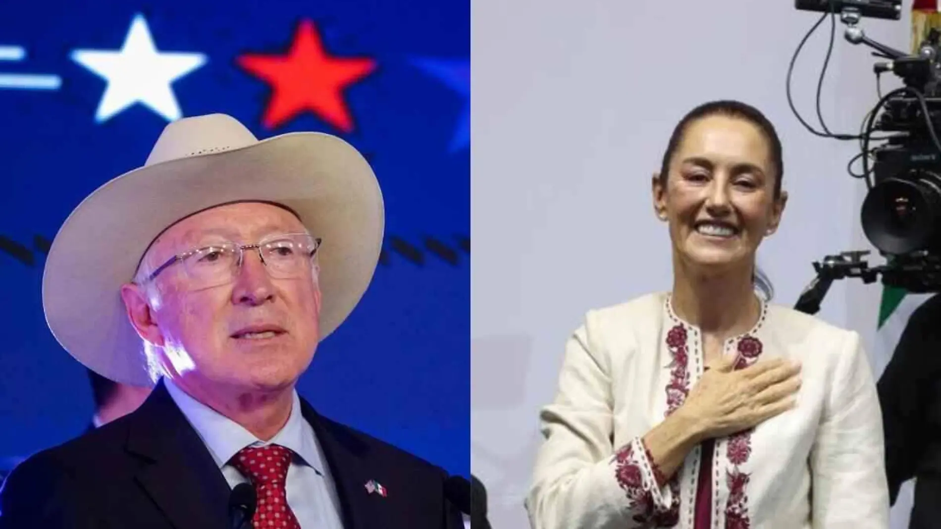 Ken Salazar y Sheinbaum